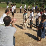 Niños de la Escuela Primaria de la C.N. de Chauja